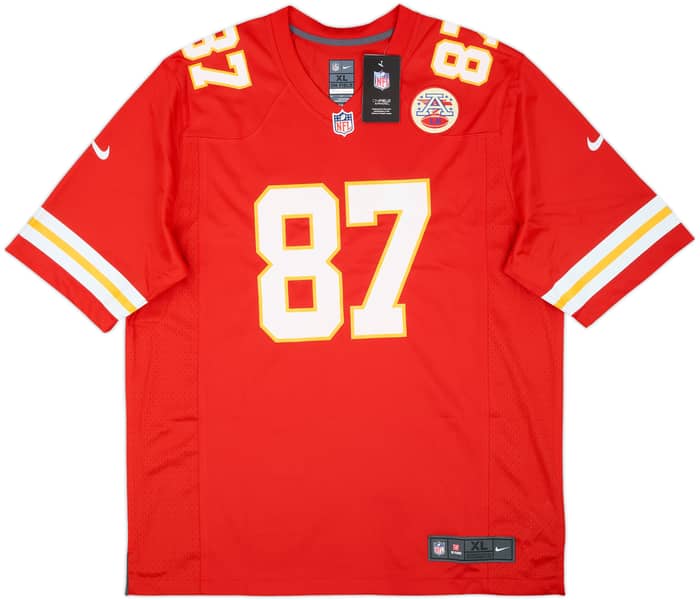 2013-25 Kansas City Chiefs Kelce #87 Nike Game Home Jersey (XL)