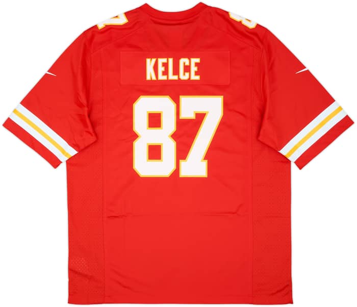 2013-25 Kansas City Chiefs Kelce #87 Nike Game Home Jersey (XL)