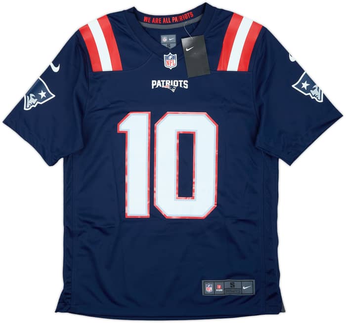 2021-23 New England Patriots Jones #10 Nike Game Home Jersey (S)