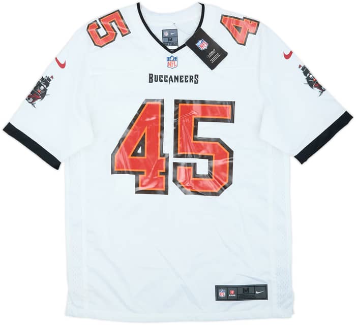 2020-23 Tampa Bay Buccaneers White #45 Nike Game Away Jersey (M)