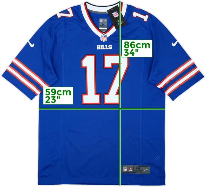 2018-25 Buffalo Bills Allen #17 Nike Game Home Jersey (M)