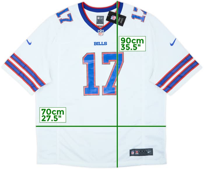 2018-25 Buffalo Bills Allen #17 Nike Game Away Jersey (XXL)