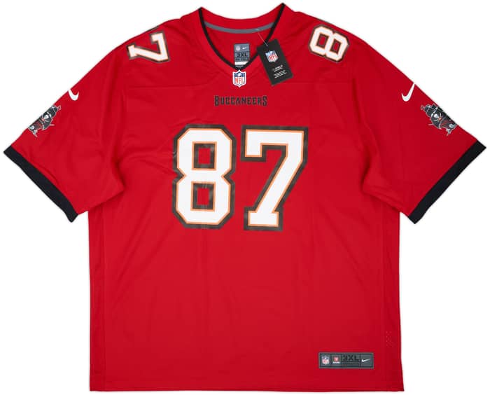 2020-21 Tampa Bay Buccaneers Gronkowski #87 Nike Game Home Jersey (3XL)