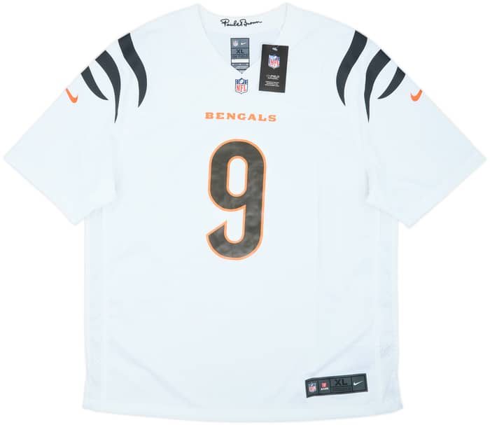 2021-25 Cincinnati Bengals Burrow #9 Nike Game Away Jersey (XL)