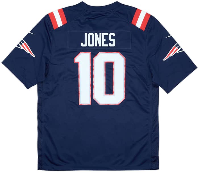 2021-23 New England Patriots Jones #10 Nike Game Home Jersey (L)