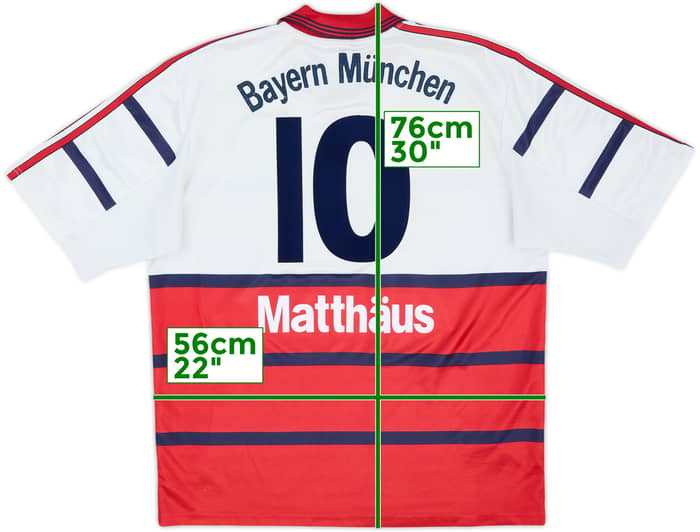 1998-00 Bayern Munich Away Shirt Matthaus #10 - 5/10 - (L)