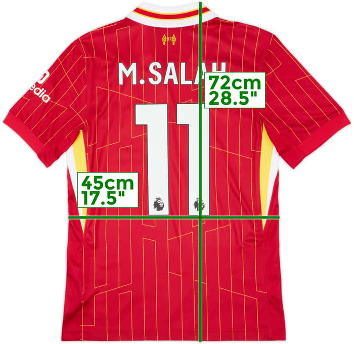 Camiseta de local del Liverpool 2024-25 M.Salah #11 - 8/10 - (S)