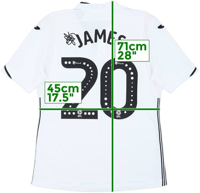 2018-19 Swansea Home Shirt James #20 - 8/10 - (S)