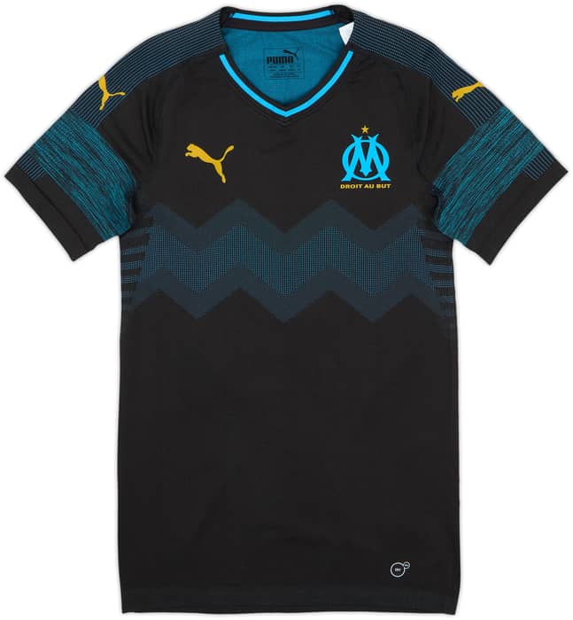 2018-19 Olympique Marseille EvoKnit Player Issue Away Shirt Balotelli #9 - 9/10 - (M)