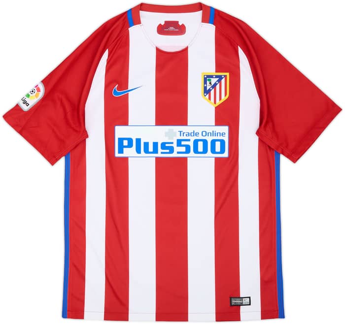 Camiseta de local del Atletico Madrid 2016-17 Godin #2 - 6/10 - (M)