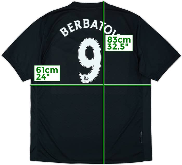 2009-10 Manchester United Away Shirt Berbatov #9 - 5/10 - (XL)