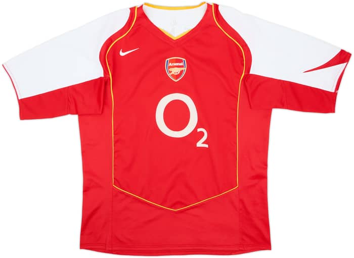 2004-05 Arsenal Home Shirt Vieira #4 - 8/10 - (XL)