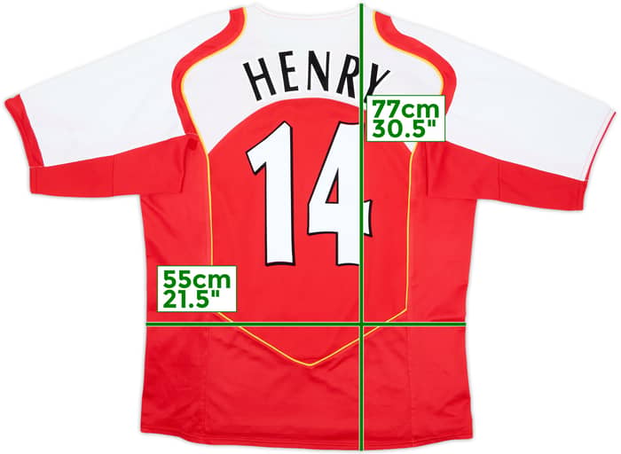 2004-05 Arsenal Home Shirt Vieira #4 - 8/10 - (XL)