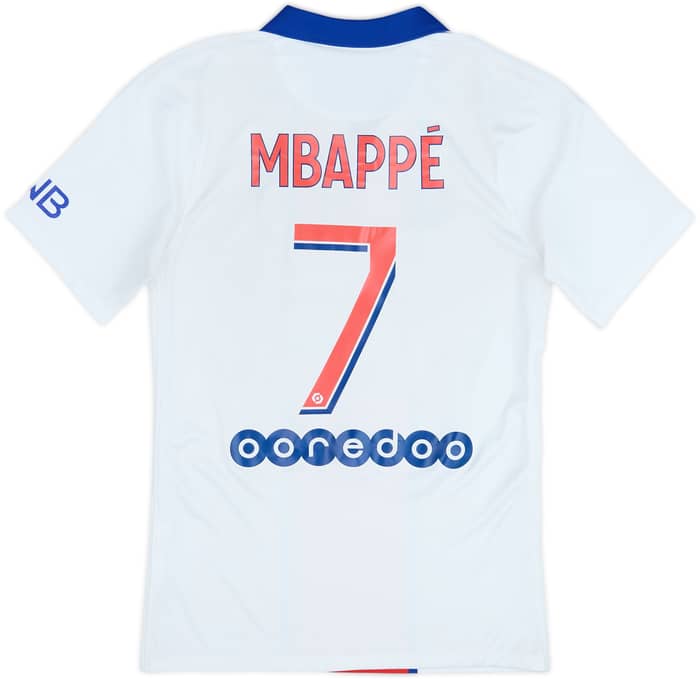 2020-21 Paris Saint-Germain Away Shirt Mbappe #7 - 6/10 - (XS)