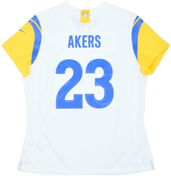 2020-23 LA Rams Akers #23 Nike Game Away Jersey Womens (L)