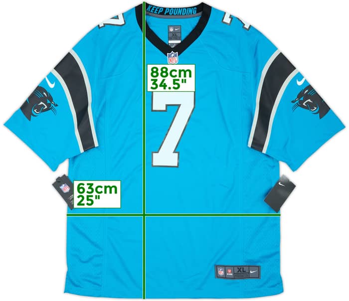 2021-24 Carolina Panthers Thompson #7 Nike Game Alternate Jersey (XL)