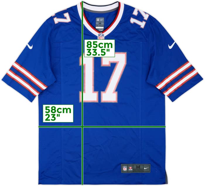 2018-25 Buffalo Bills Allen #17 Nike Game Home Jersey (M)