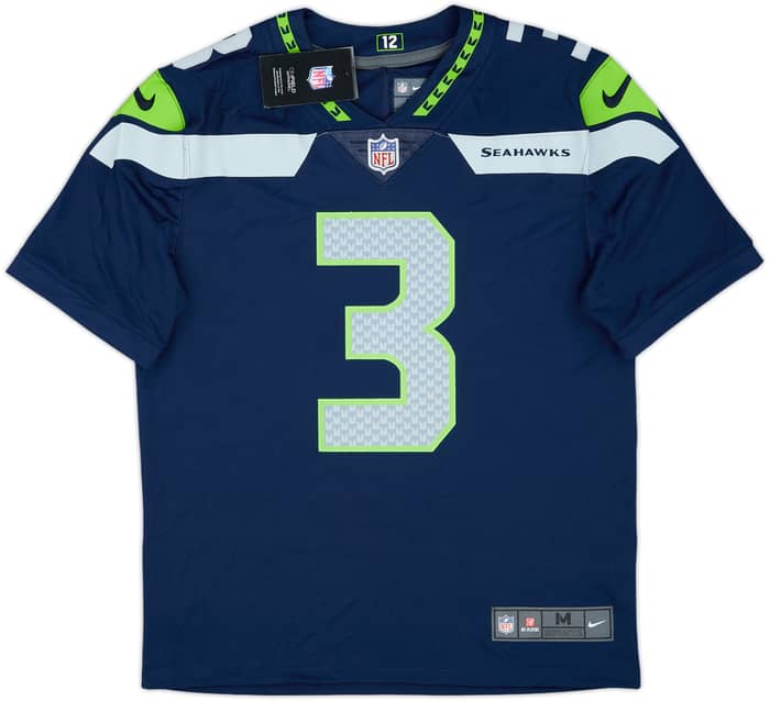 2017-21 Seattle Seahawks Wilson #3 Nike Limited Home Jersey (M)