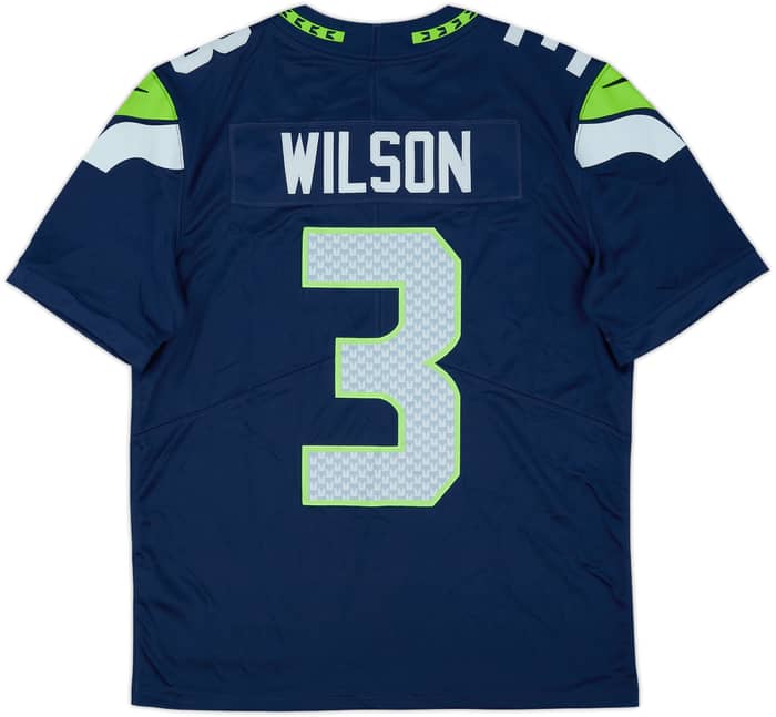2017-21 Seattle Seahawks Wilson #3 Nike Limited Home Jersey (M)