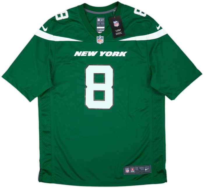 2021-22 New York Jets Moore #8 Nike Game Home Jersey (L)
