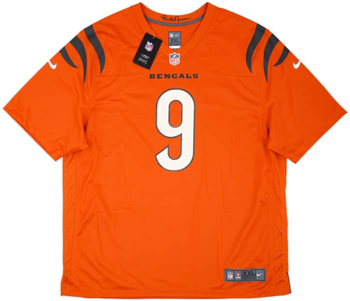 2021-25 Cincinnati Bengals Burrow #9 Nike Game Alternate Jersey (XXL)