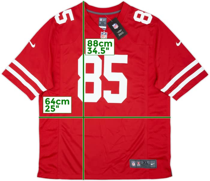 2021 San Francisco 49ers Kittle #85 Nike Game Home Jersey (XL)