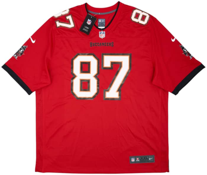 2020-21 Tampa Bay Buccaneers Gronkowski #87 Nike Game Home Jersey (XXL)