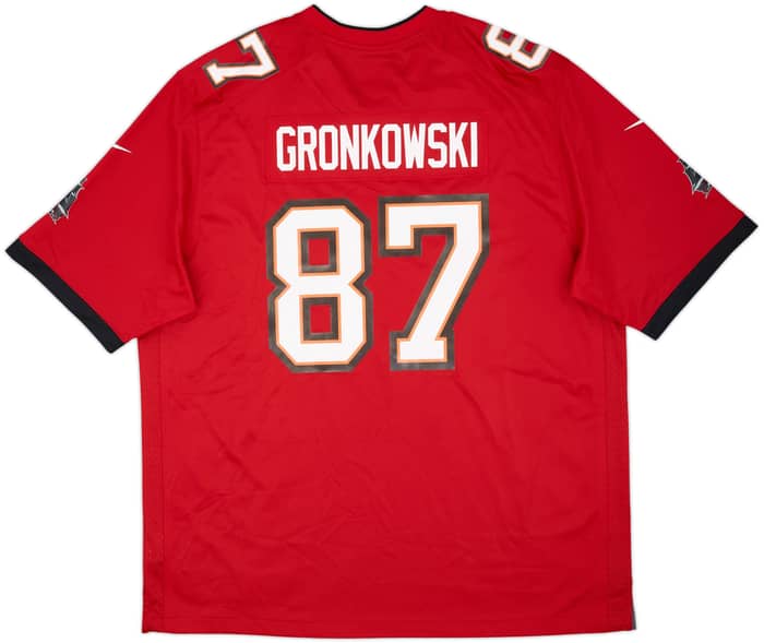 2020-21 Tampa Bay Buccaneers Gronkowski #87 Nike Game Home Jersey (XXL)