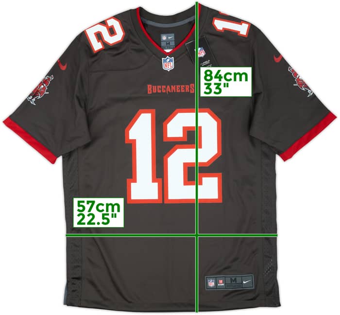2020-22 Tampa Bay Buccaneers Brady #12 Nike Game Alternate Jersey (M)