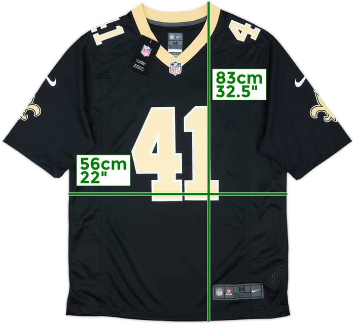 2017-25 New Orleans Saints Kamara #41 Nike Game Home Jersey (M)