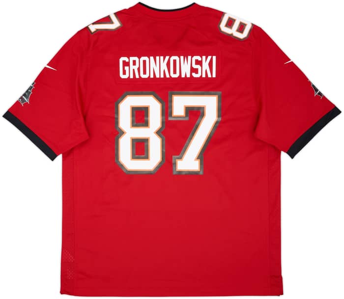 2020-21 Tampa Bay Buccaneers Gronkowski #87 Nike Game Home Jersey (XL)