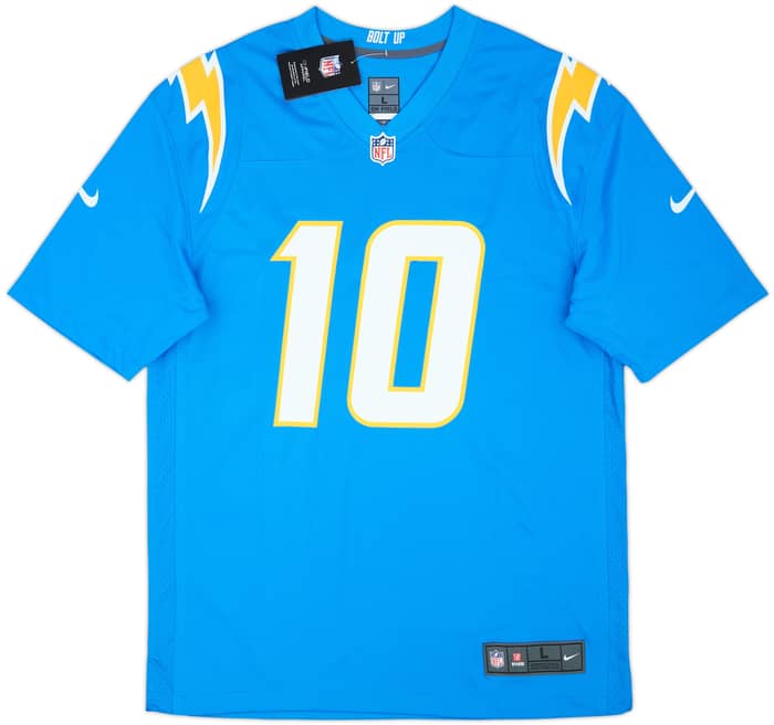 2020-25 LA Chargers Herbert #10 Nike Game Home Jersey (L)