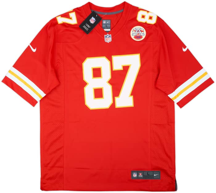 2013-25 Kansas City Chiefs Kelce #87 Nike Game Home Jersey (L)