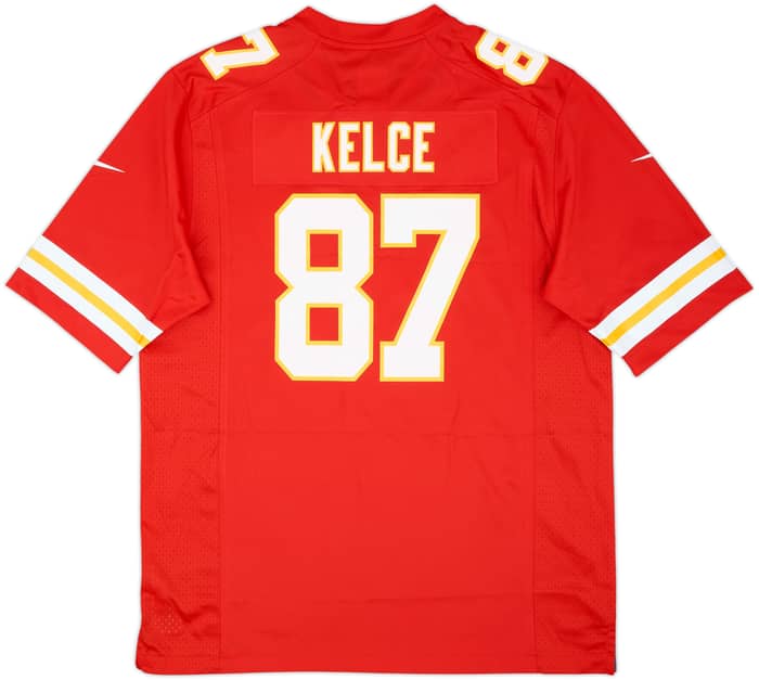 2013-25 Kansas City Chiefs Kelce #87 Nike Game Home Jersey (L)