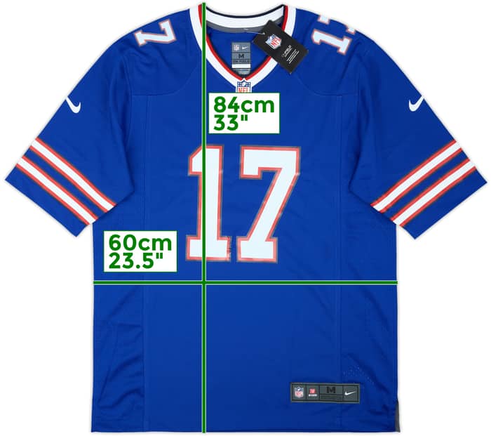 2018-25 Buffalo Bills Allen #17 Nike Game Home Jersey (M)