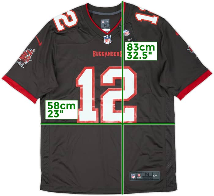 2020-22 Tampa Bay Buccaneers Brady #12 Nike Game Alternate Jersey (M)