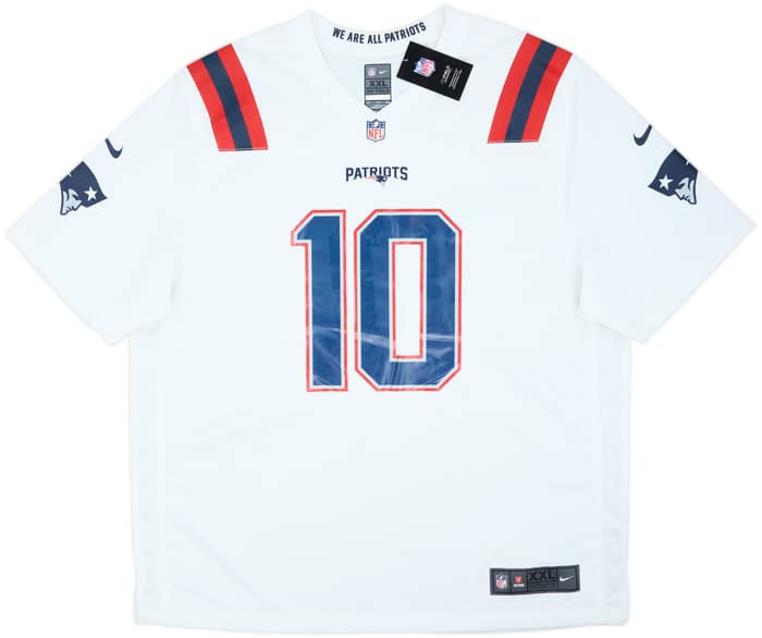 2021-23 New England Patriots Jones #10 Nike Game Away Jersey (XXL)