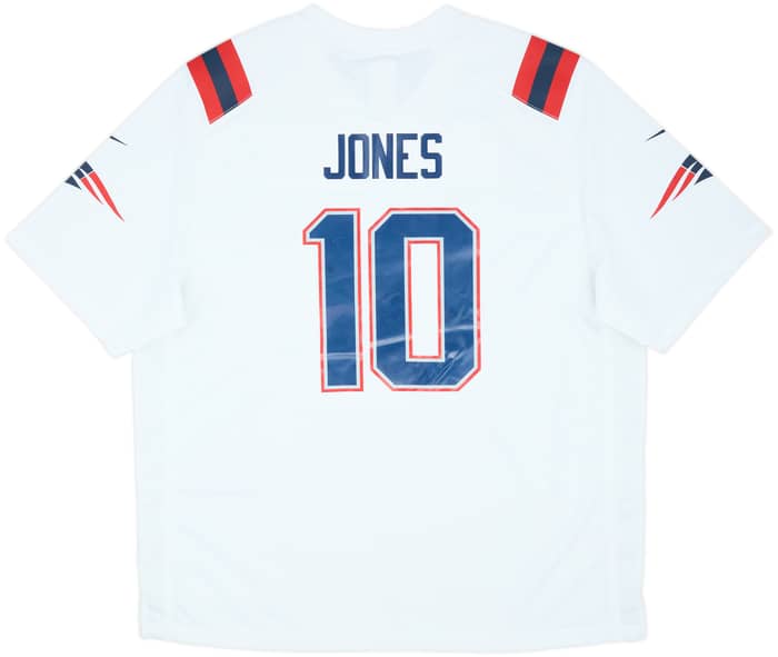 2021-23 New England Patriots Jones #10 Nike Game Away Jersey (XXL)