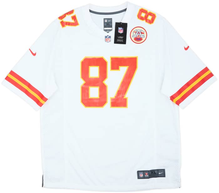 2013-25 Kansas City Chiefs Kelce #87 Nike Game Away Jersey (XL)