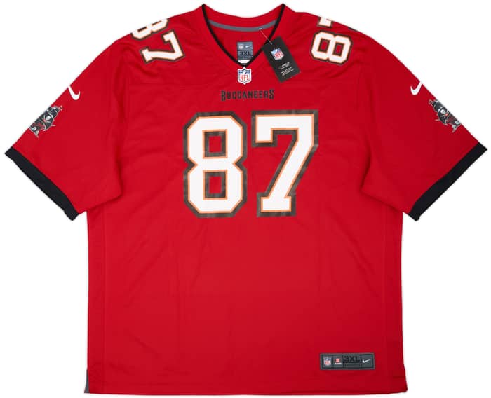 2020-21 Tampa Bay Buccaneers Gronkowski #87 Nike Game Home Jersey (3XL)