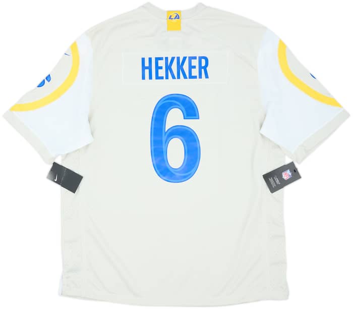2020-21 LA Rams Hekker #6 Nike Game Alternate Jersey (XL)