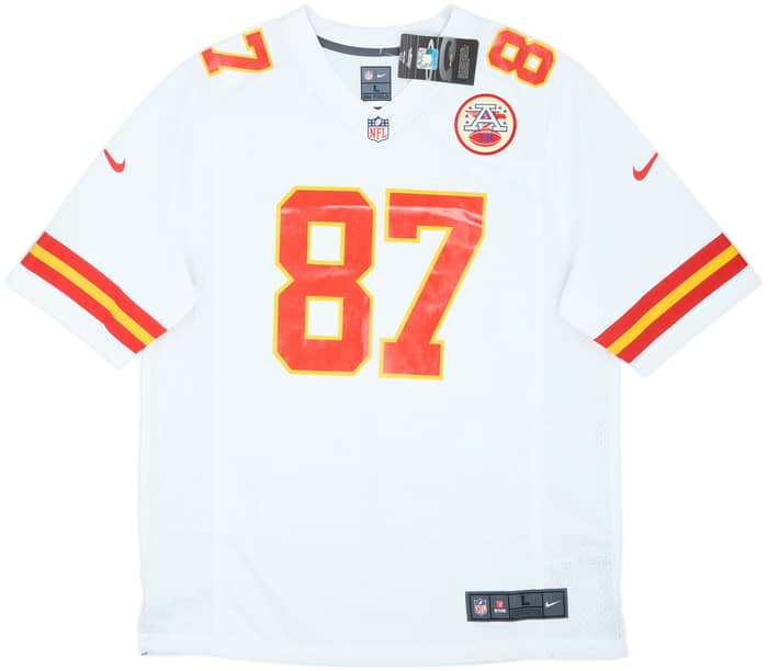 2013-25 Kansas City Chiefs Kelce #87 Nike Game Away Jersey (L)