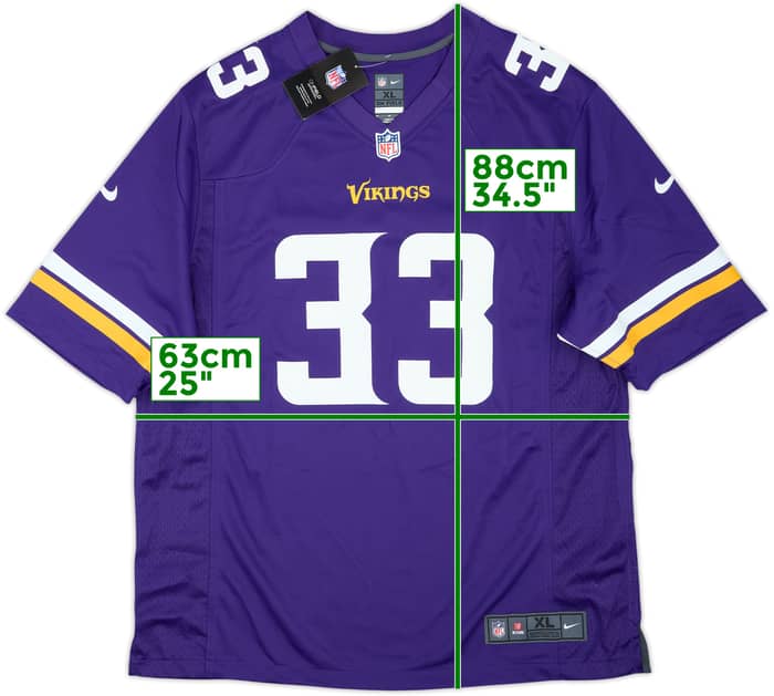 2017-21 Minnesota Vikings Cook #33 Nike Game Home Jersey (XL)