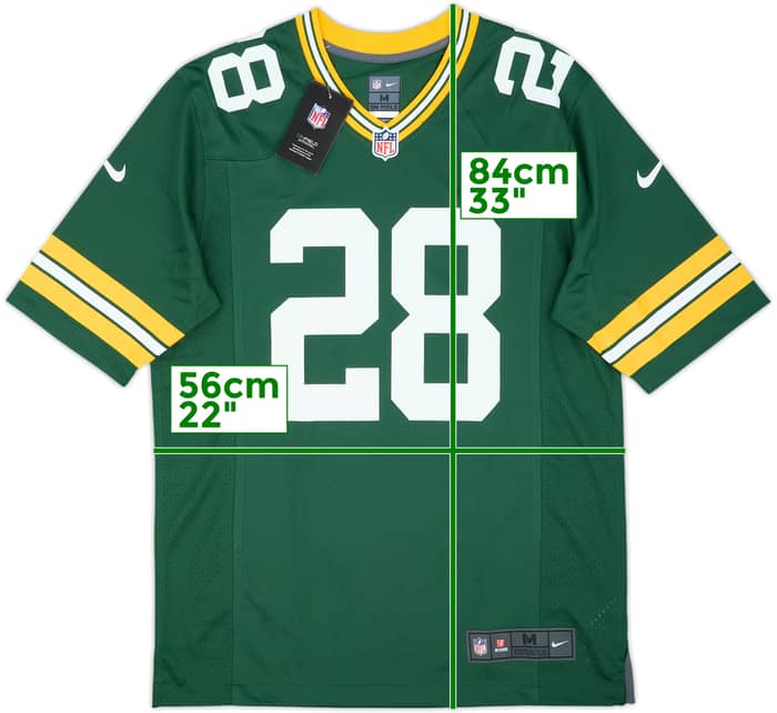 2020-24 Green Bay Packers Dillon #28 Nike Game Home Jersey (M)