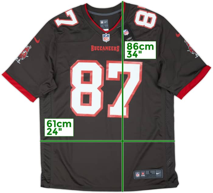 2020-21 Tampa Bay Buccaneers Gronkowski #87 Nike Game Alternate Jersey (L)
