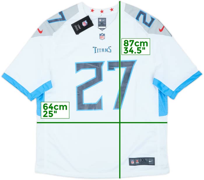 2018-25 Tennessee Titans George #27 Nike Game Away Jersey (XL)
