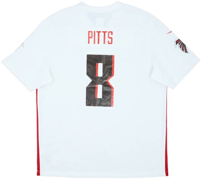 2021-25 Atlanta Falcons Pitts #8 Nike Game Away Jersey (XL)