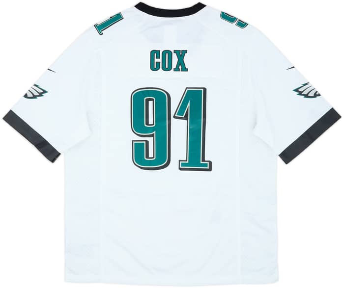 2012-23 Philadelphia Eagles Cox #91 Nike Game Away Jersey (XL)