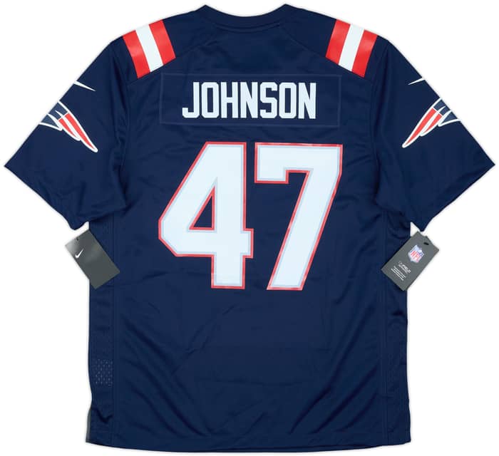 2020-21 New England Patriots Johnson #47 Nike Game Home Jersey (M)