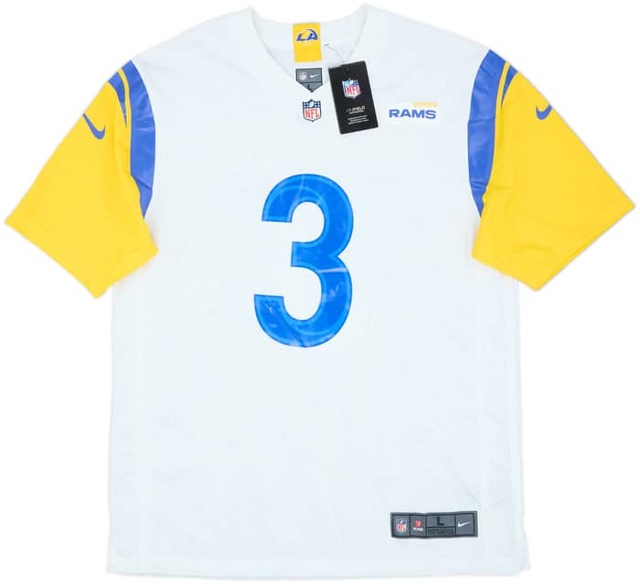 2021 LA Rams Beckham Jr #3 Nike Game Away Jersey (L)